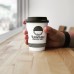 12oz Printed DW Paper Eco-Coffee Cups with Full Colour Wrap